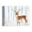 «Deer in Winter Wonderland», impression sur toile