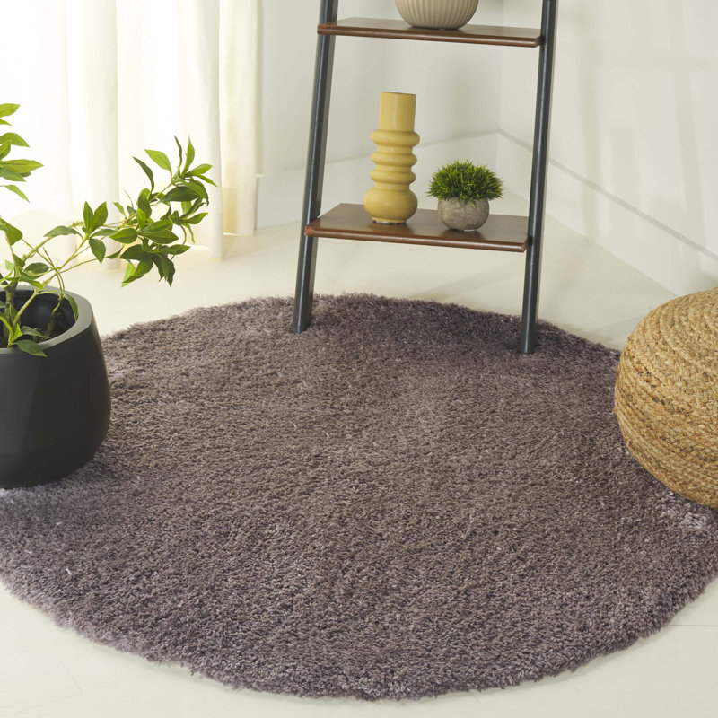 Tapis brun Frankye, Rond 4 pi