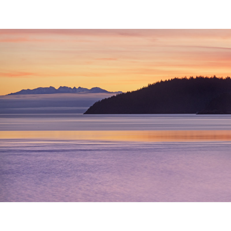 San Juan Isl Abstract Print by Bruce Heinemann