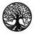 Olive Tree Minimalist Modern Abstract Wall Accent Sculpture Hanging Decoration Metal Wall Decor-124838207-124838202