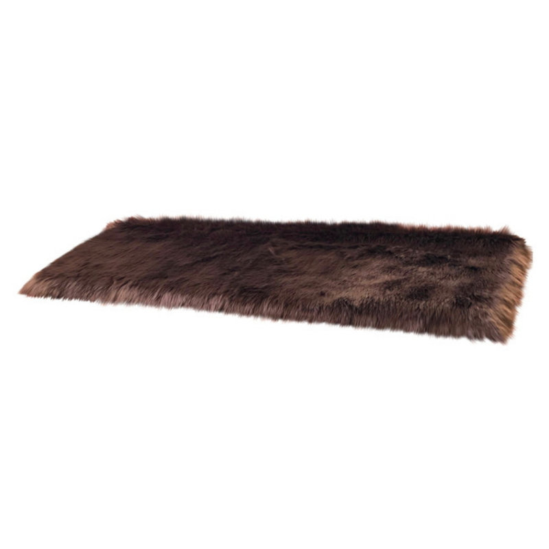 Tapis brun foncé Whisenhunt, Tapis de couloir 2 pi 6 po x 6 pi