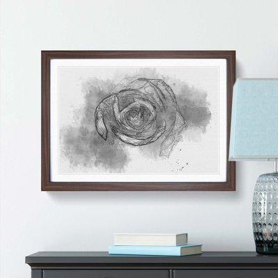Rose Rodion Kutsaev in Abstract - Picture Frame Graphic Art Print
