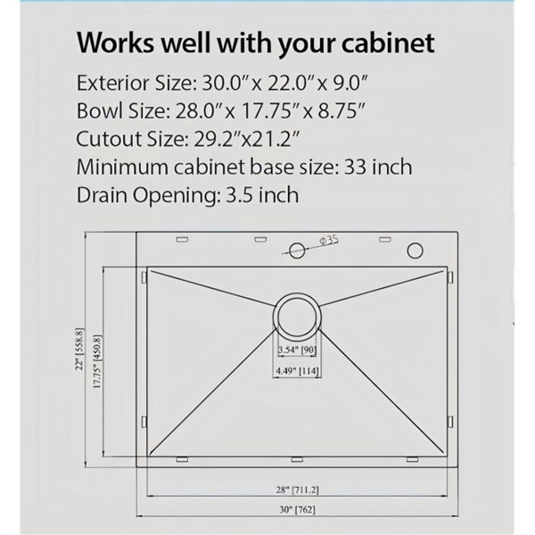 Dimensions du produit