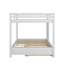 Lit superposé en bois avec lit gigogne-2006766099