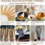 34 Pcs Silicone Kitchen Utensils Set – Heat Resistant, Bpa-free Cooking Tools With Wooden Handles & Plastic Holder (beige)