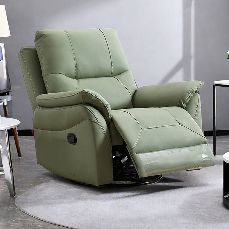 Fauteuil inclinable moderne pivotant sur 360 ° Modern, Vert olive