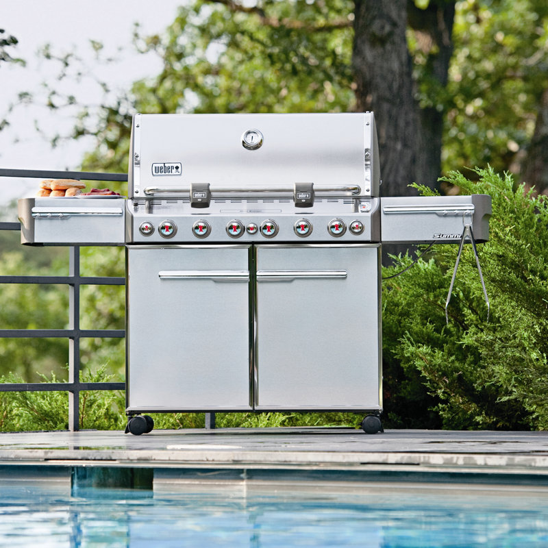 Weber Summit S-670, Stainless Steel, Liquid Propane