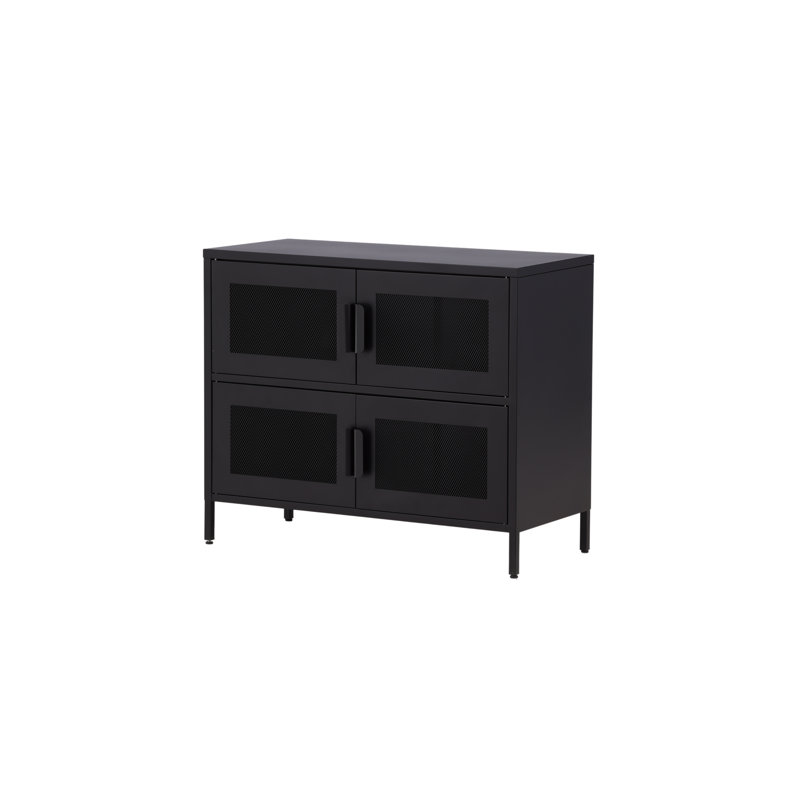 Jakaylin Steel Standard Accent Chest, Black