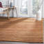 Tapis de couleur rouille en chanvre / coton tissé à la main Doleman-22829142