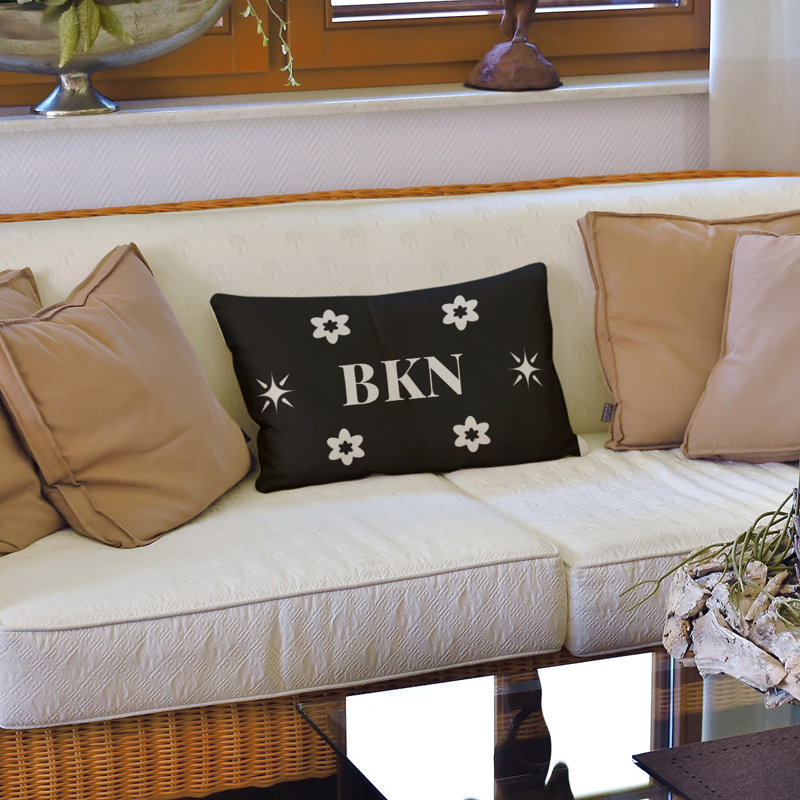 Coussin Khieu Basketball Lux, Brooklyn, 43 pouces x 21,5 pouces, Blanc | Noir |