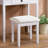 Wood Moniya Makeup Vanity Table And Stool Set-1058652693