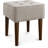 Elle Decor Aria Square Tufted Vanity Stool-22661138