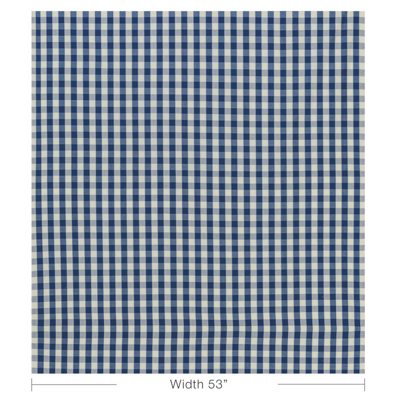 Tresors De Jouy Carsten 100% Cotton Fabric, Navy