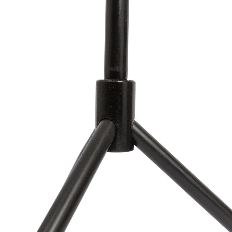 Solid Beech Wood Freestanding Coat Stand, Black