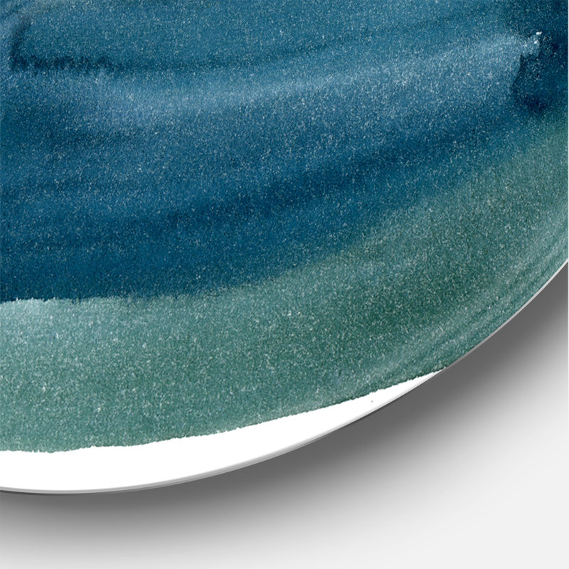 Océan bleu aquatique abstrait, impression I, H 23 po x l 23 po x p 1 po