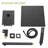 Dual Shower Head - 12 Inch Wall Mounted Square Shower System with Rough-in Valve,Matte black-129764223