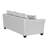 2-piece Upholstered Flared Arm Sofa Set Sand