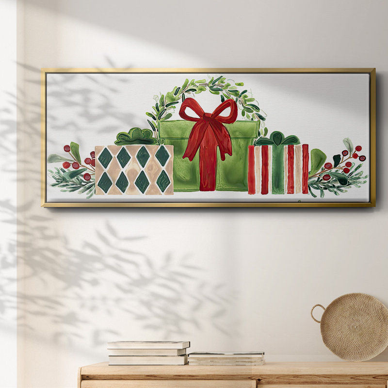 Woodland Holiday Collection - Toile avec cadre en D, H 20 po x l 50 po