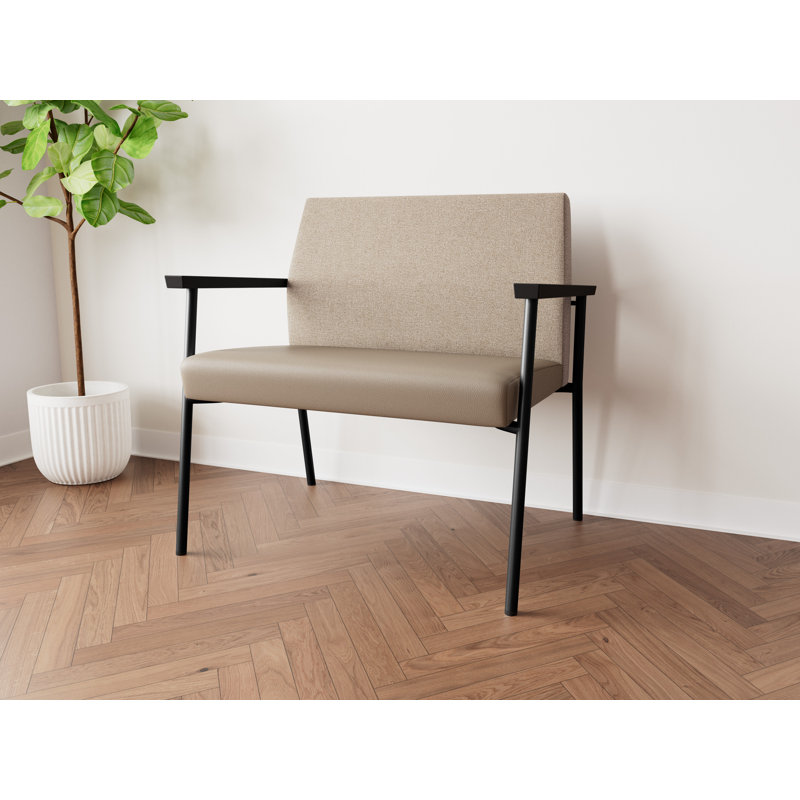 Lesro Chaise de bureau Mystic, Noir, Archetype Silt Modena Farro
