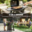 Outsunny 2 - Burner Portable, Freestanding, Countertop 13000 BTU BTU Gas Grill