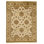 Hand Knotted Wool Oriental Area Rug in Ivory And Gold