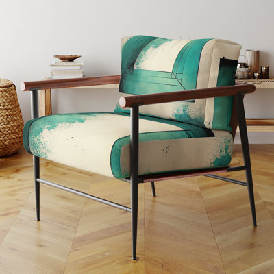 Fauteuil d'appoint beige contemporain Impermanence