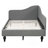 L-Shaped Linen Daybed, With Solid Wood Legs-1578024214-1578024215