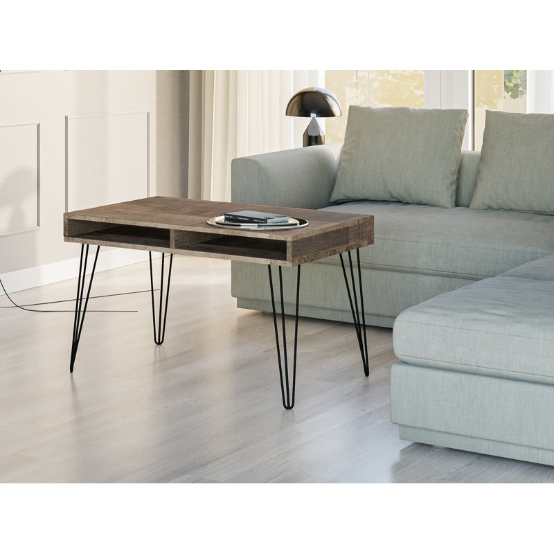 Mare Coffee Table with Storage, Oak