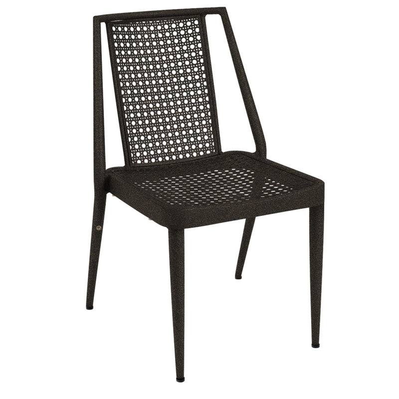 Parc Outdoor Dining Side Chair, Chestnut Brown