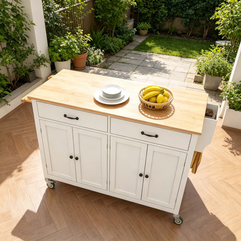 Îlot de cuisine, White