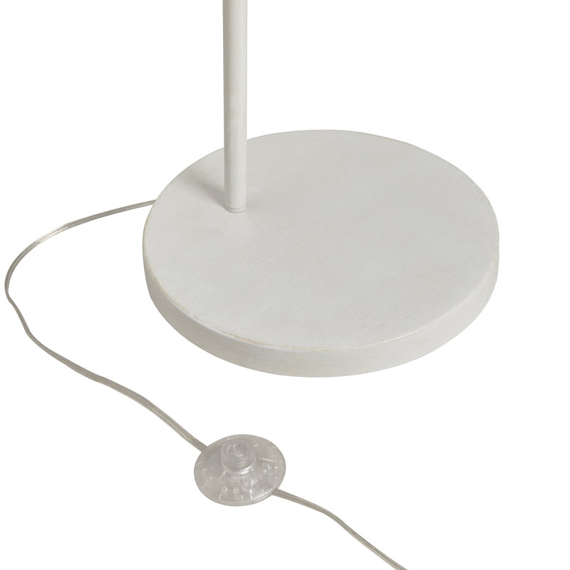 Lampe sur pied arquée 60 po Avdhésh, Blanc