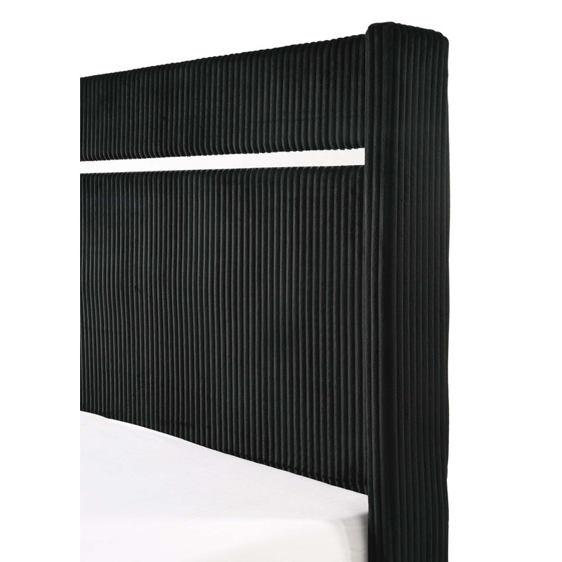 Lit tapissier contemporain 1pc, Grand lit