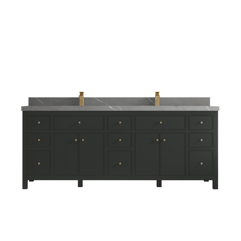 Sonoma X P 22 po De salle de bain double Quartz, Gris Piatra