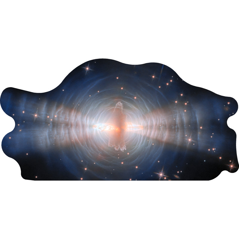 H69393 Egg Nebula Hubble Deep Field