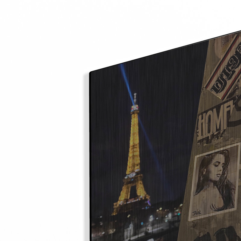 «Paris Stick» par Ebi Designs par Loui Jover, art mural en métal