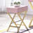 Rectangular Side Table with One Drawer