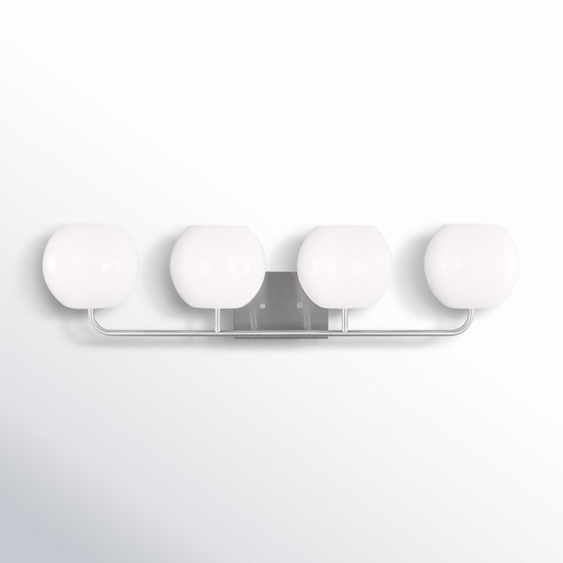 Jorund 4 - Light Dimmable Vanity Light, Brushed Steel, Yes