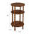 Bobbin Leg Round Wood Accent Table-1857922358