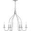 Lustre chandelier 6 lumières de 26 po de large Red Barrel Studio® 3056 Windsor - Chrome