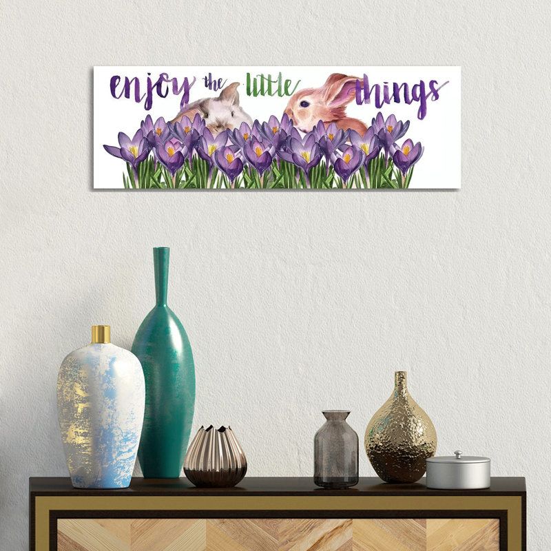 Bunny Crossing Collection D by Jennifer Paxton Parker - Wrapped Canvas Panoramic Gallery-Wrapped Canvas Giclée