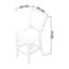Lautrec Upholstered Adjustable Height Counter Stool-38331724