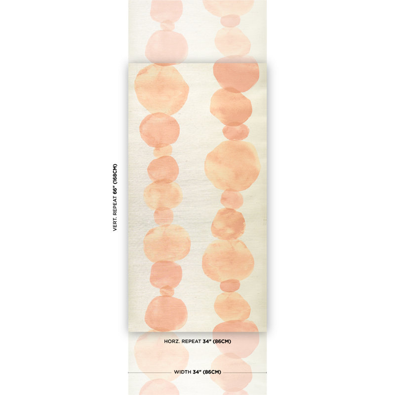 Schumacher X Backdrop Hyperion Sisal Wallpaper, Pink