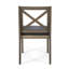 Ensemble de 2 chaises de salle à manger en bois avec coussins gris-697455714-697455724