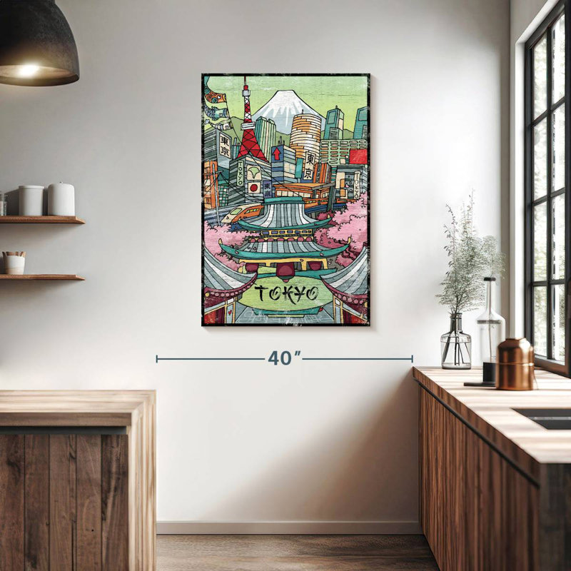 Imperial Tokyo, 39" H x 26" W