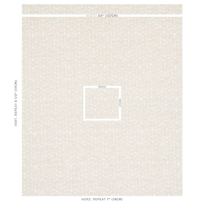 Coleridge Jacquard Fabric, Natural