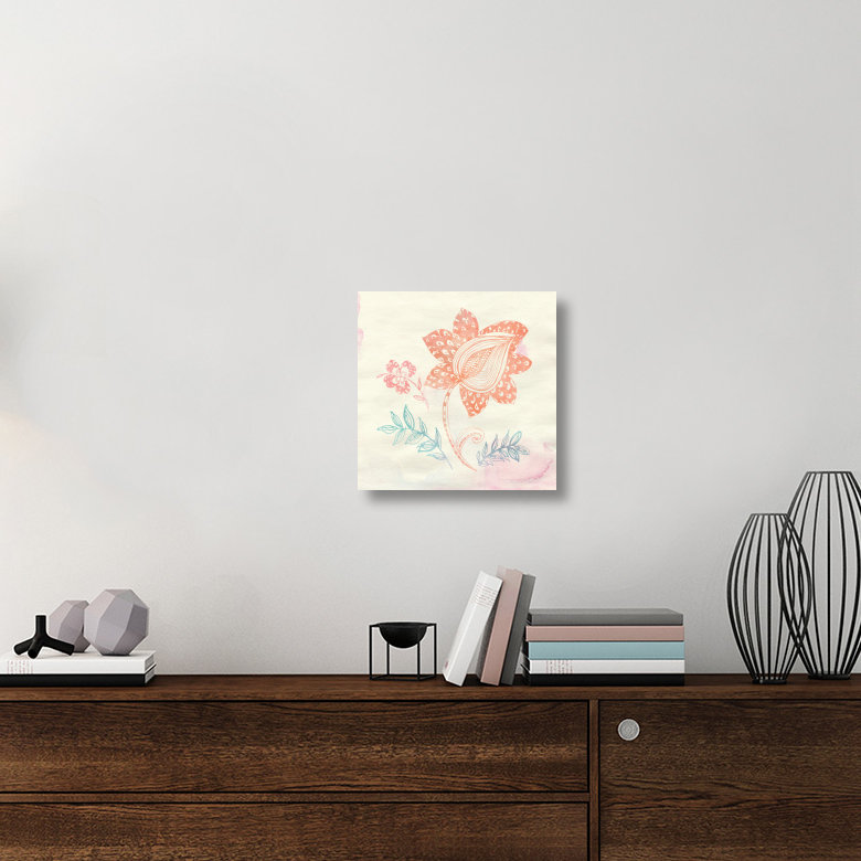 « eastern boho i » par sauvage pomme portfolio, reproduction d’art sur toile tendue, H 18 po x l 18 po x P 1,5 po
