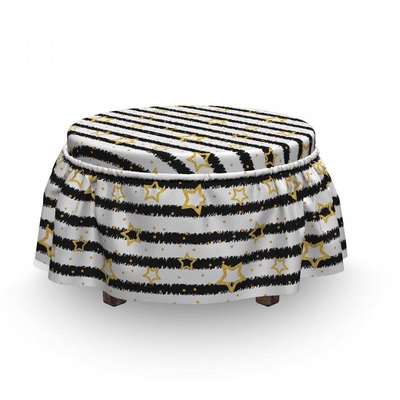 Box Cushion Ottoman Slipcover