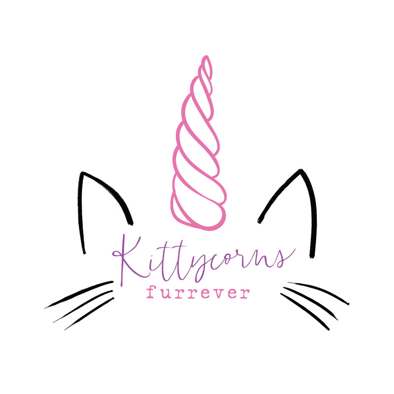 Kittycorns Furrever - Wrapped Canvas Print, 51cm H x 51cm W