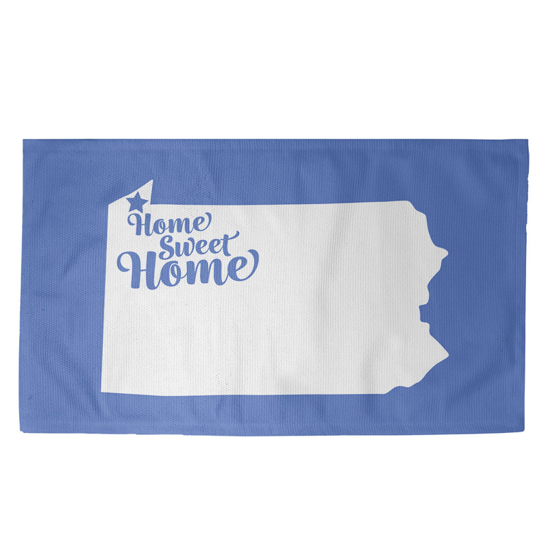 Tapis maison blue home Erie, Rectangle 3 pi x 5 pi