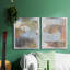 Minim I - ensemble de 2 reproductions d'art sur toile encadrées